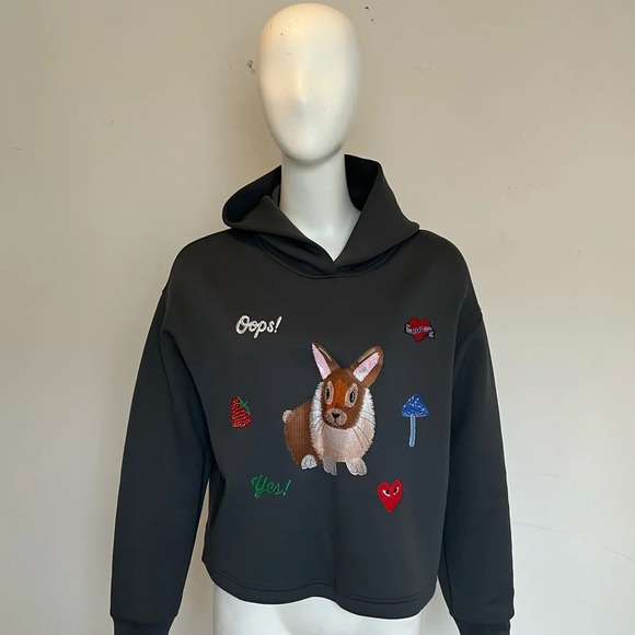 Uniqlo Customized Tracksuit Hooded Sweatshirt Pants Set Casual Sweat Suit M NWOT - Picture 8 of 16